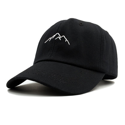 Mountain embroidered baseball cap