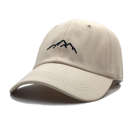 Mountain embroidered baseball cap