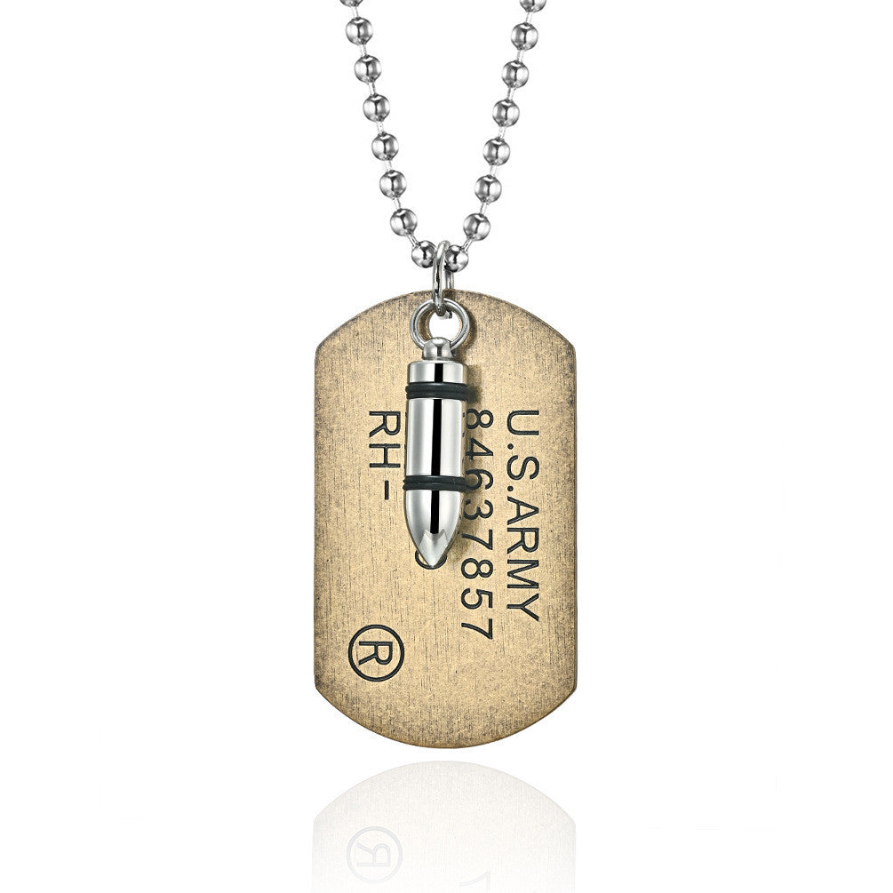Rambo Dog Tags and Bullet Necklace – Outdoor Duty