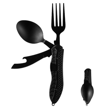 Outdoor Folding Spoon, Knife And Fork